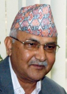 Kathmandu, Oct 11: Communist leader Khadga <b>Prasad Sharma</b> Oli was on Sunday ... - Oli-Nepal-215x300
