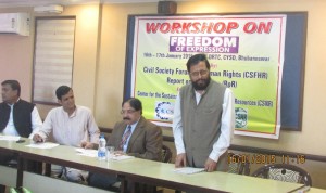 Workshop on ‘Right to Freedom of Expression’
