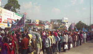Odisha Nari Samaj supports Anna Hazare's Protest 