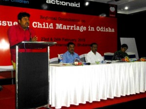 Regional Consultation on Child Marriage is Underway at Bhubaneswar- Child Marriage