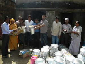 GKEL provides Relief to Fire Victims of Bansing Village