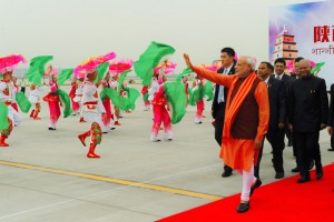 PM Modi receives official welcome in Beijing