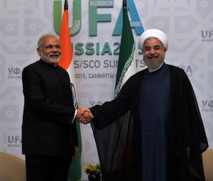Prime Minister Modi meets Iranian President Rouhani