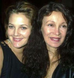Drew Barrymore and mother Jaid Barrymore