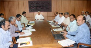 Odisha Chief Minister Naveen Patnaik in Meeting