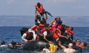 Refugees drown - Greece