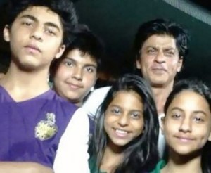SRK with Family
