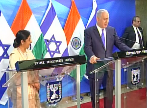 Sushma Swaraj - Israeli PM