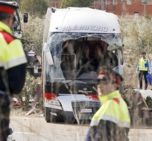 Spain's coach crash