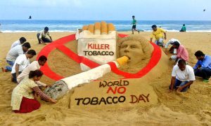 Sudarsan Patnaik’s -World No Tobacco Day