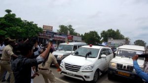 Attack on Union ministers