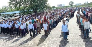 Employees and Workers of JSPL gather together for Safety Pledge