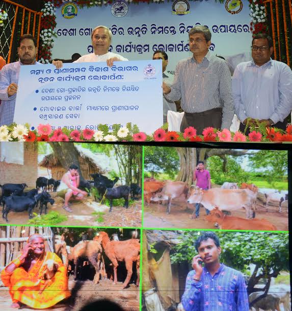 CM launches Mobile Advisory Service for Animal Husbandry practices - Odisha  News Insight