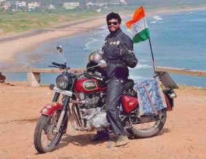 Biker Satish Kumar -Odisha