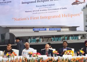 Nation's first integrated heliport