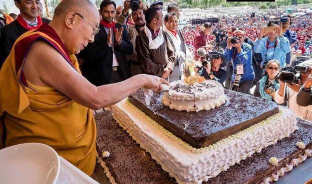 Image result for Prayers mark Dalai Lama's 83rd birthday celebrations