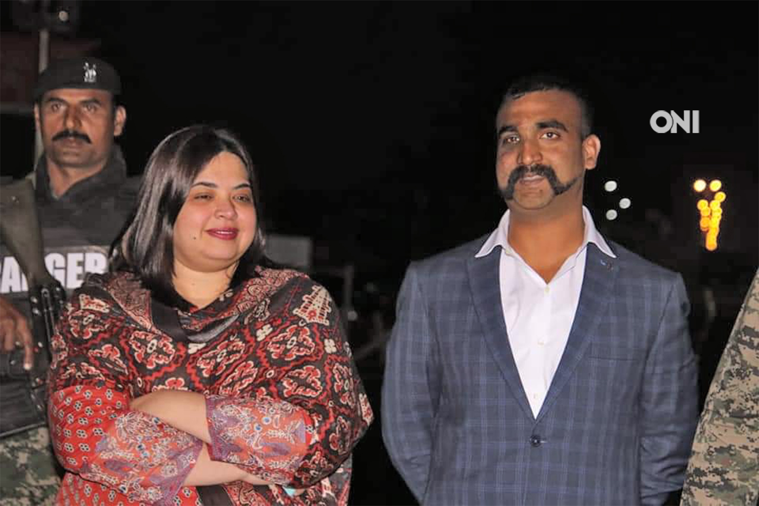 Abhinandan with Faria Bugati of Pakistan 2