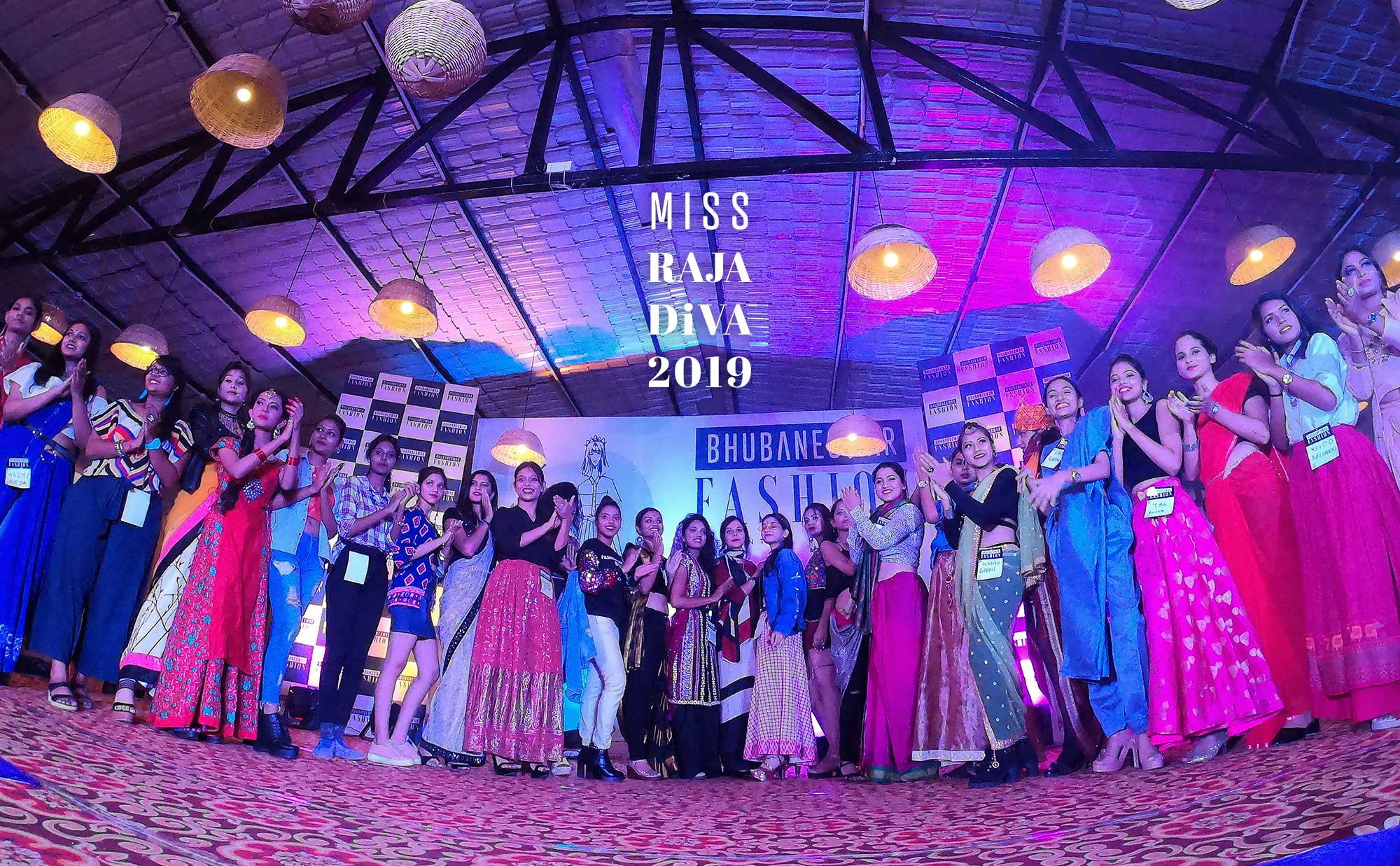 Bhubaneswar Fashion Miss Raja Diva 2019 top 30 Event