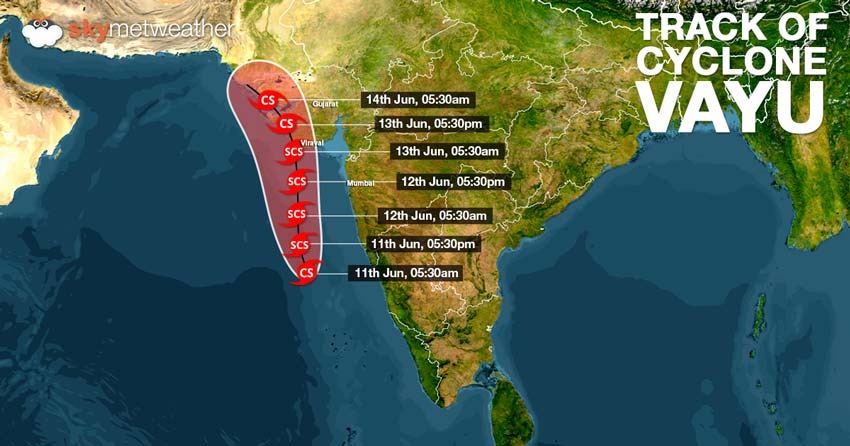 Cyclone Vayu Gujarat Odisha