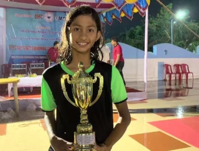Odia Swimmer Mannata Mishra Champion
