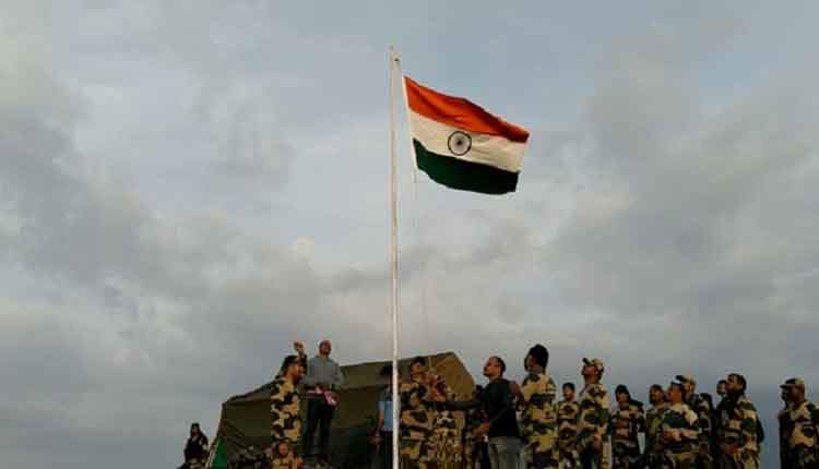 Indian Flag at Lalgad
