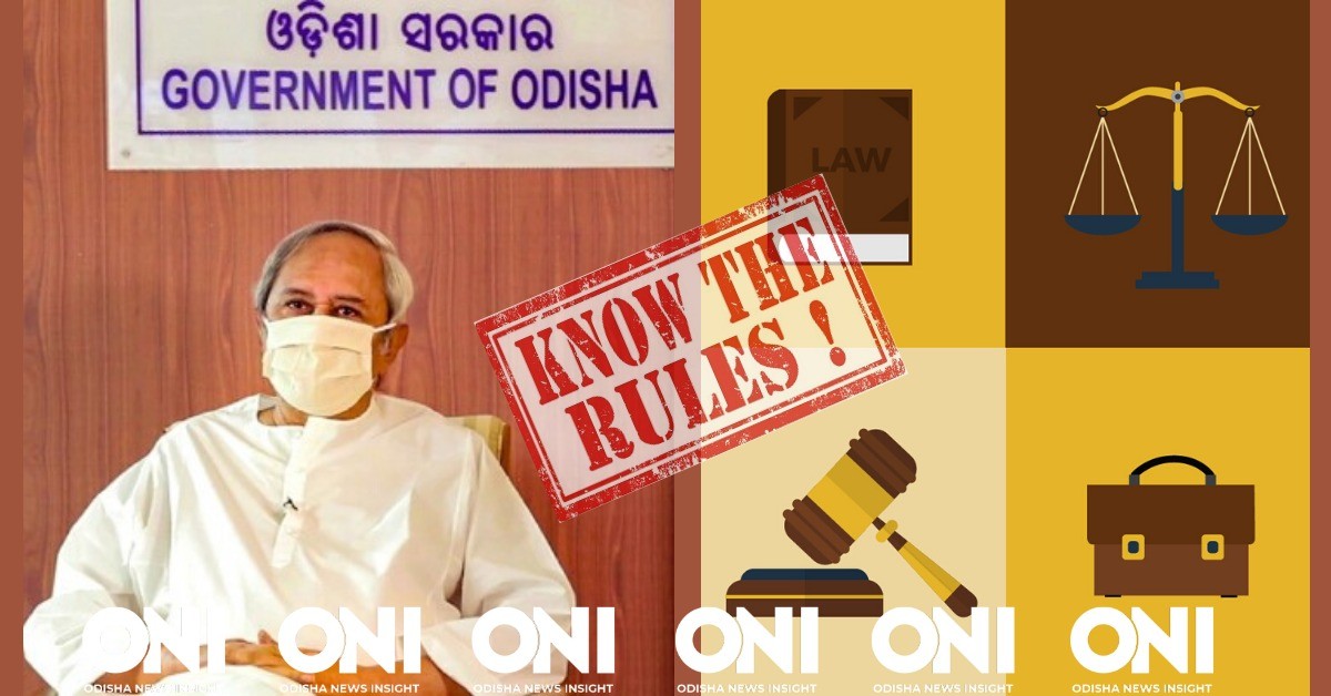 Odisha June Coronavirus Rules