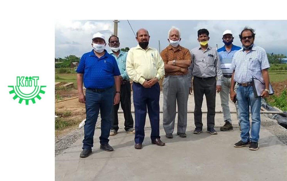 Odisha KIIT New Technology Concrete Road