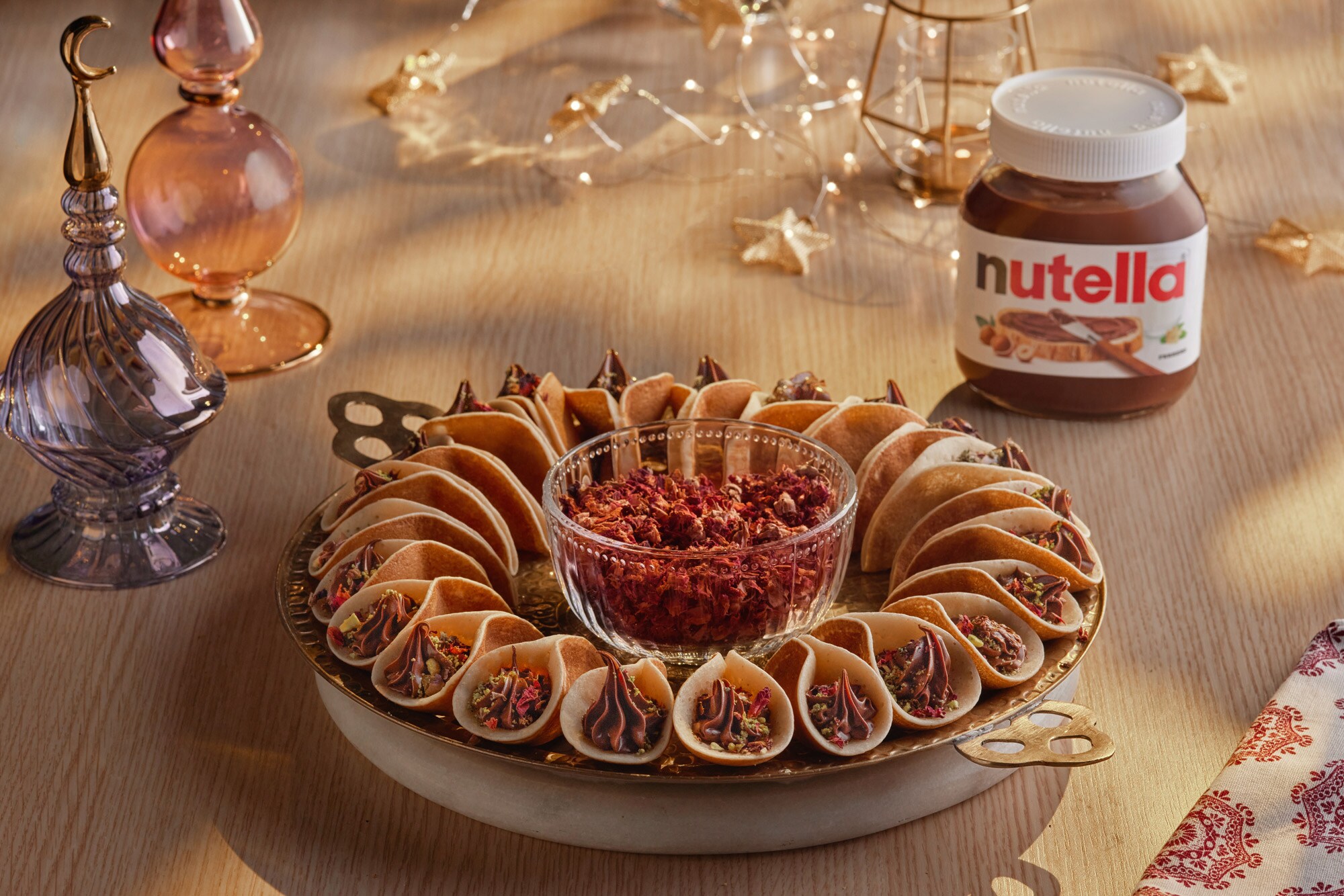 nutella qatayef