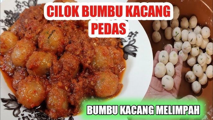 Cilok Pedas Bumbu Kacang