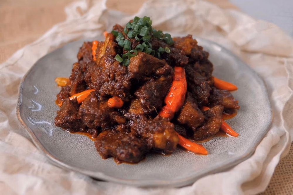 Krengsengan Daging