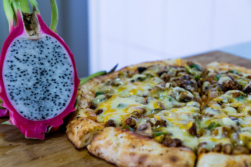 Dragon Fruit Pizza