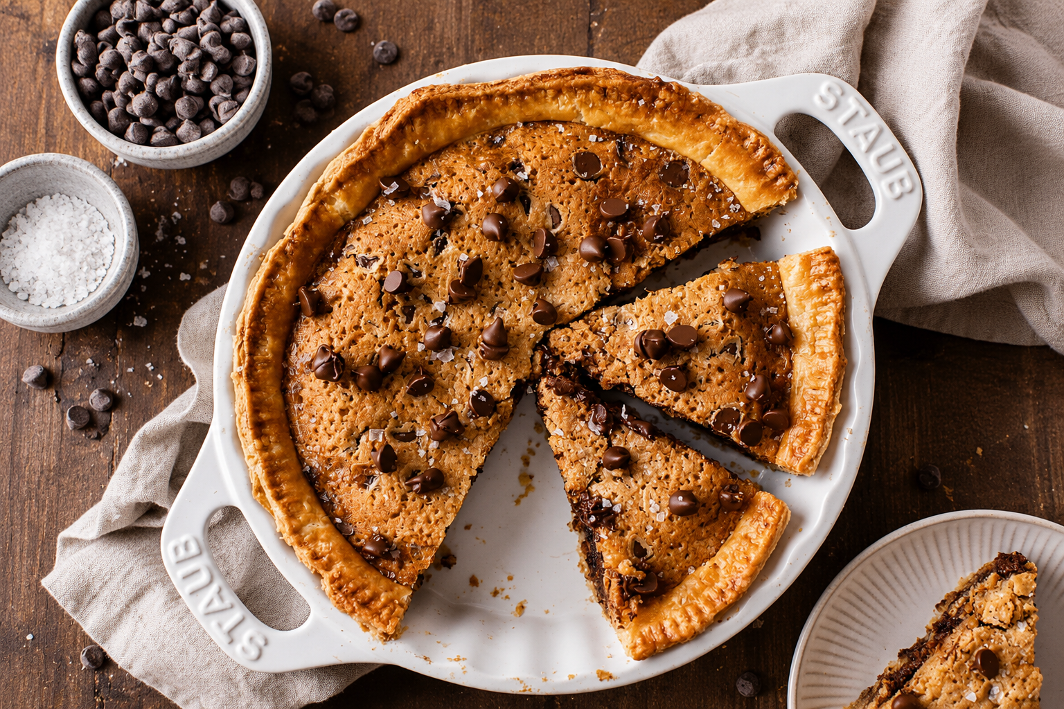 Chocolate Chip Cookie Pie