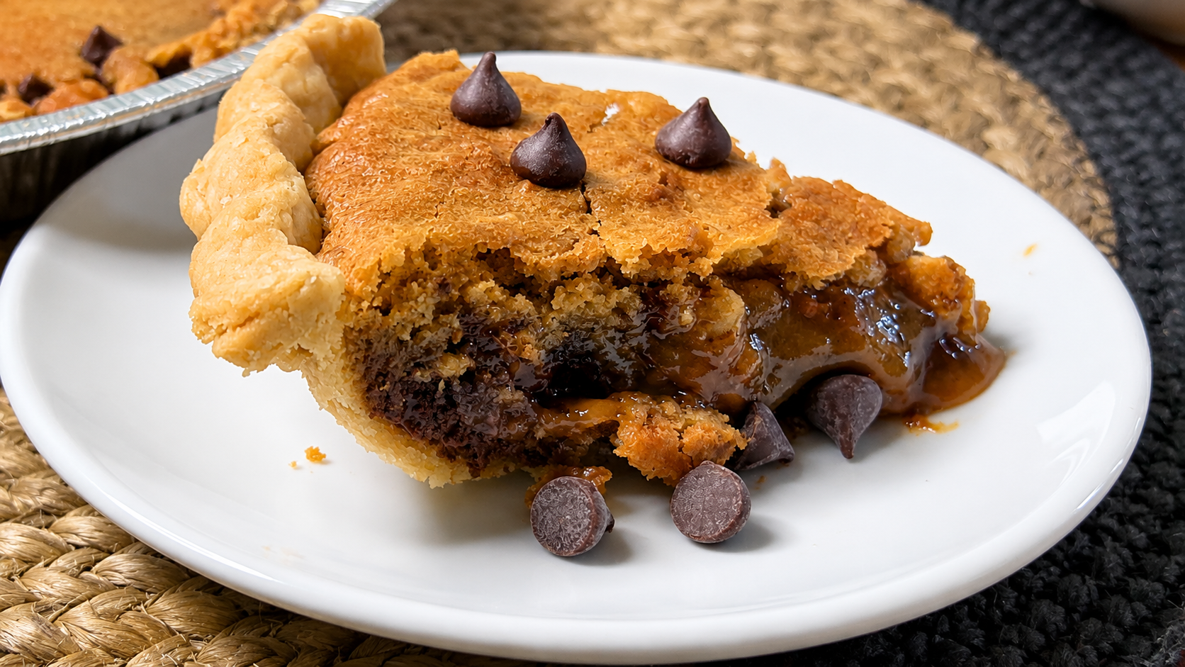 Chocolate Chip Cookie Pie