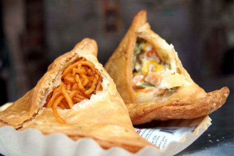 Chowmein Samosa