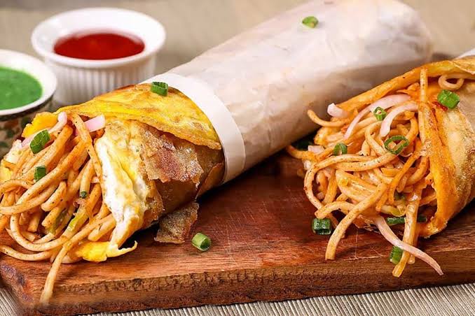 Noodles Kathi Roll